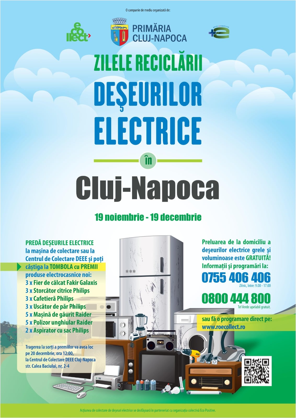 Zilele reciclării deșeurilor electrice în Cluj-Napoca