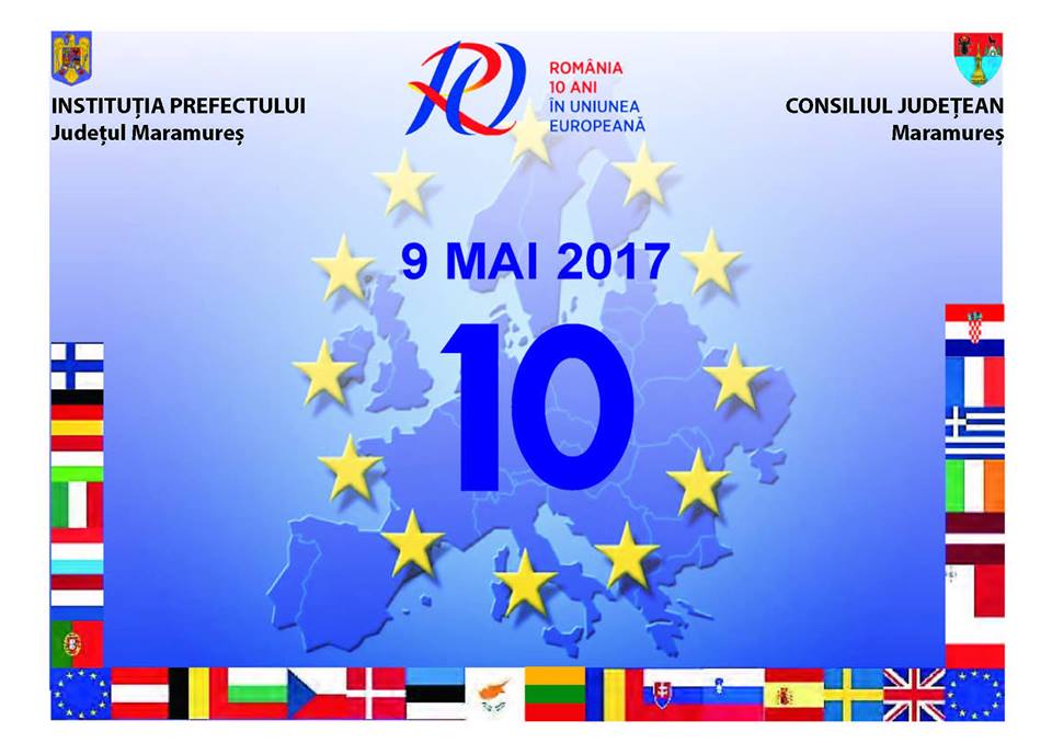 Manifestări dedicate Zilei Europei (Baia Mare, 9 mai). Vezi programul activităților