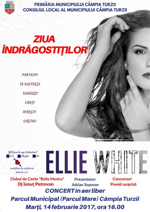Ziua Îndrăgostiţilor la Câmpia Turzii (14 februarie, ora 16)