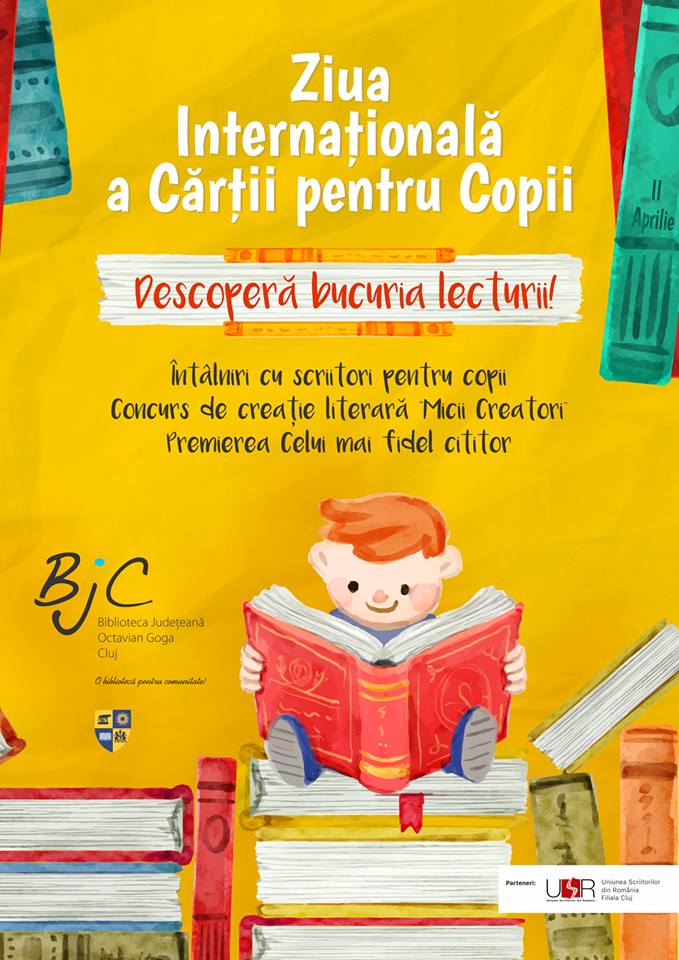 Cluj Napoca: Biblioteca Județeană „Octavian Goga” marchează Ziua Internațională a Cărții pentru Copii