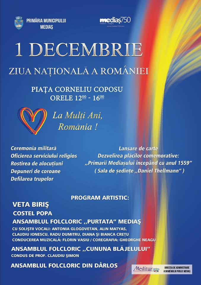 Mediașul sărbătorește Ziua Națională a României