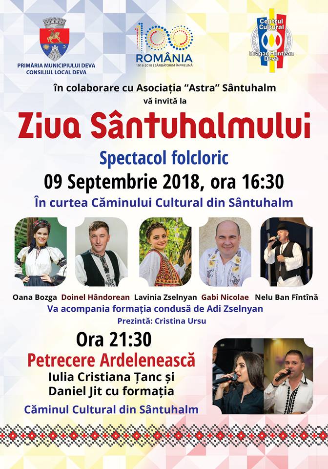 Spectacol folcloric și petrecere ardelenească de Ziua Sântuhalmului