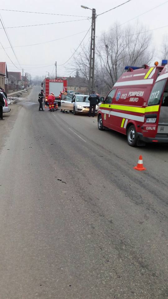 Accident produs în Boghiș, în această dimineață