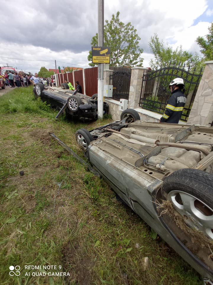 Accident grav produs în Borlești