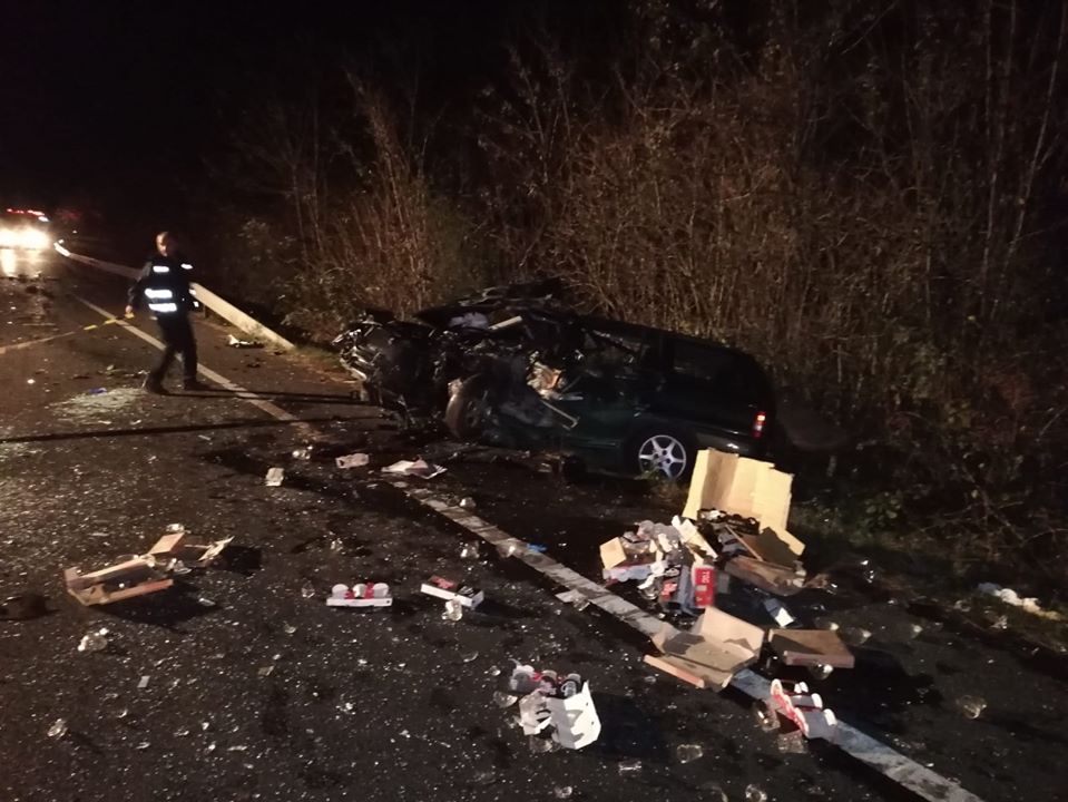 Accident grav în Bretea
