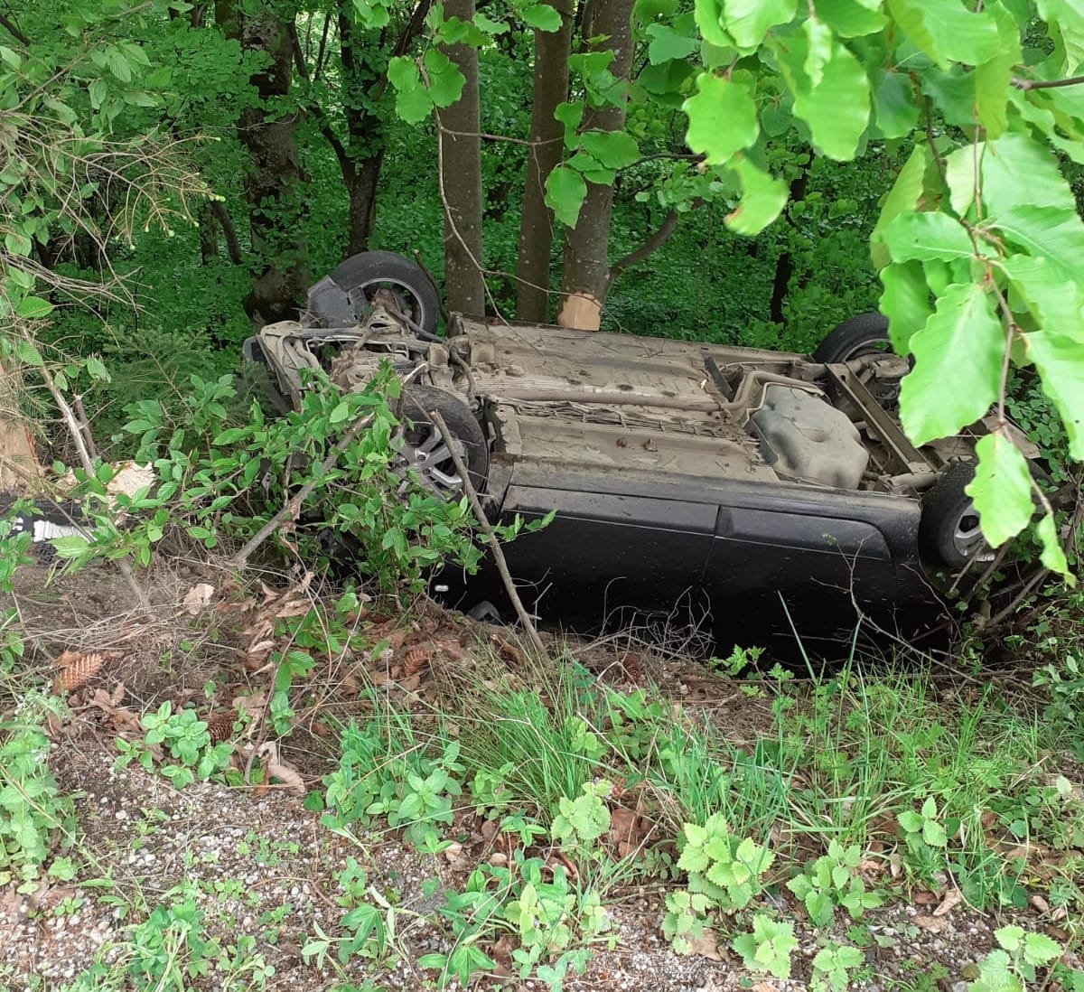 Accident produs în județul Cluj