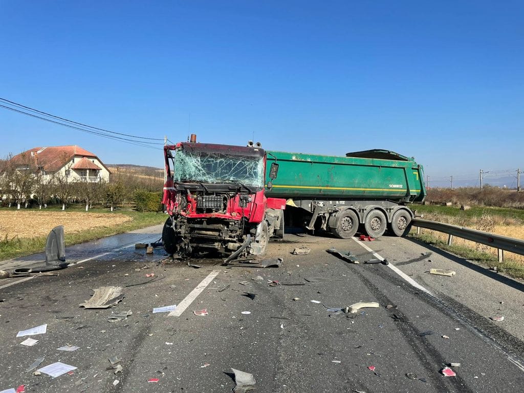 Accident produs între localitățile Iclod și Livada