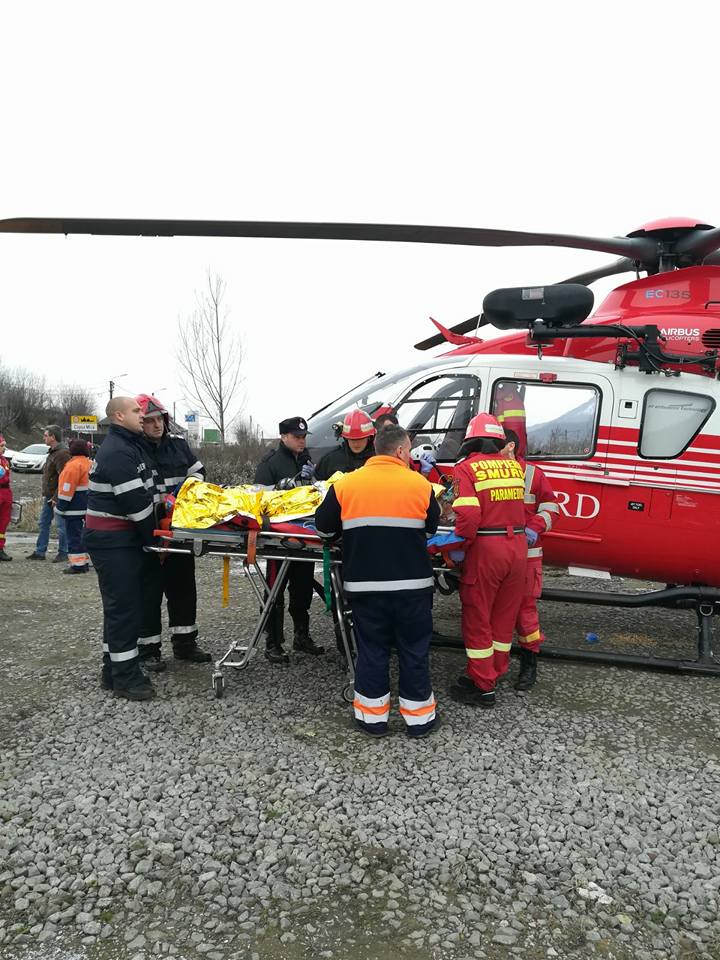 Accident de circulație în Copșa Mică