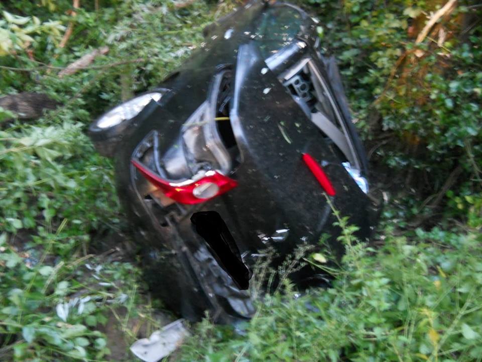 Accident pe DN 1C. O șoferiță a ajuns la spital