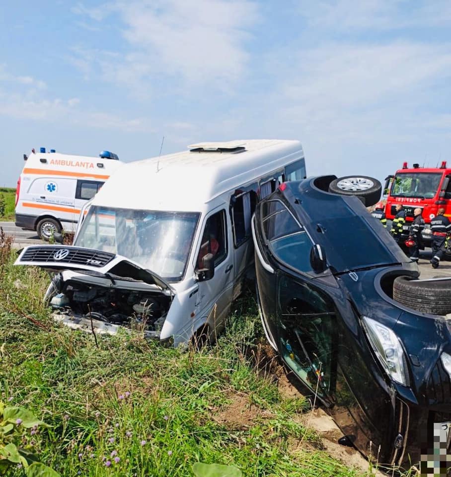 Accident rutier în satul Dindeștiu Mic