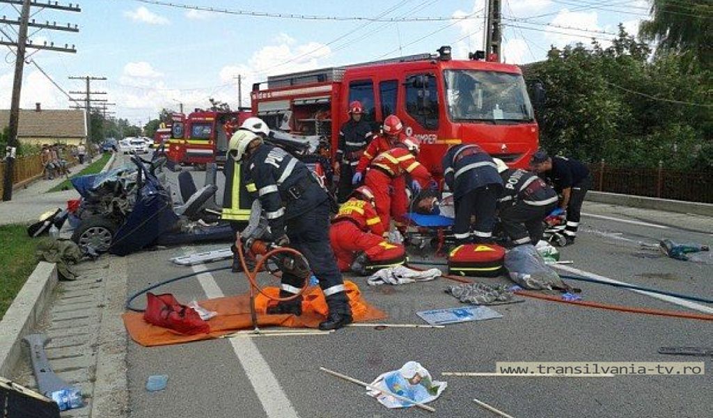 Mai multe accidente rutiere grave au avut loc în weekend, la Satu Mare