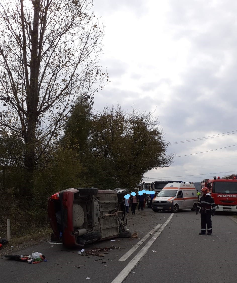 Accident de circulație produs în Surduc