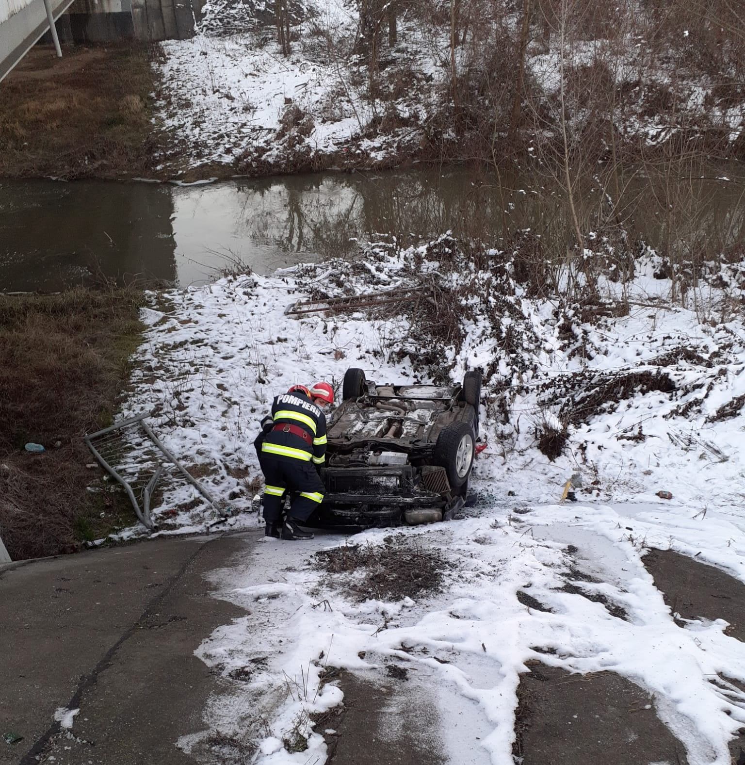 Accident produs în Tihău