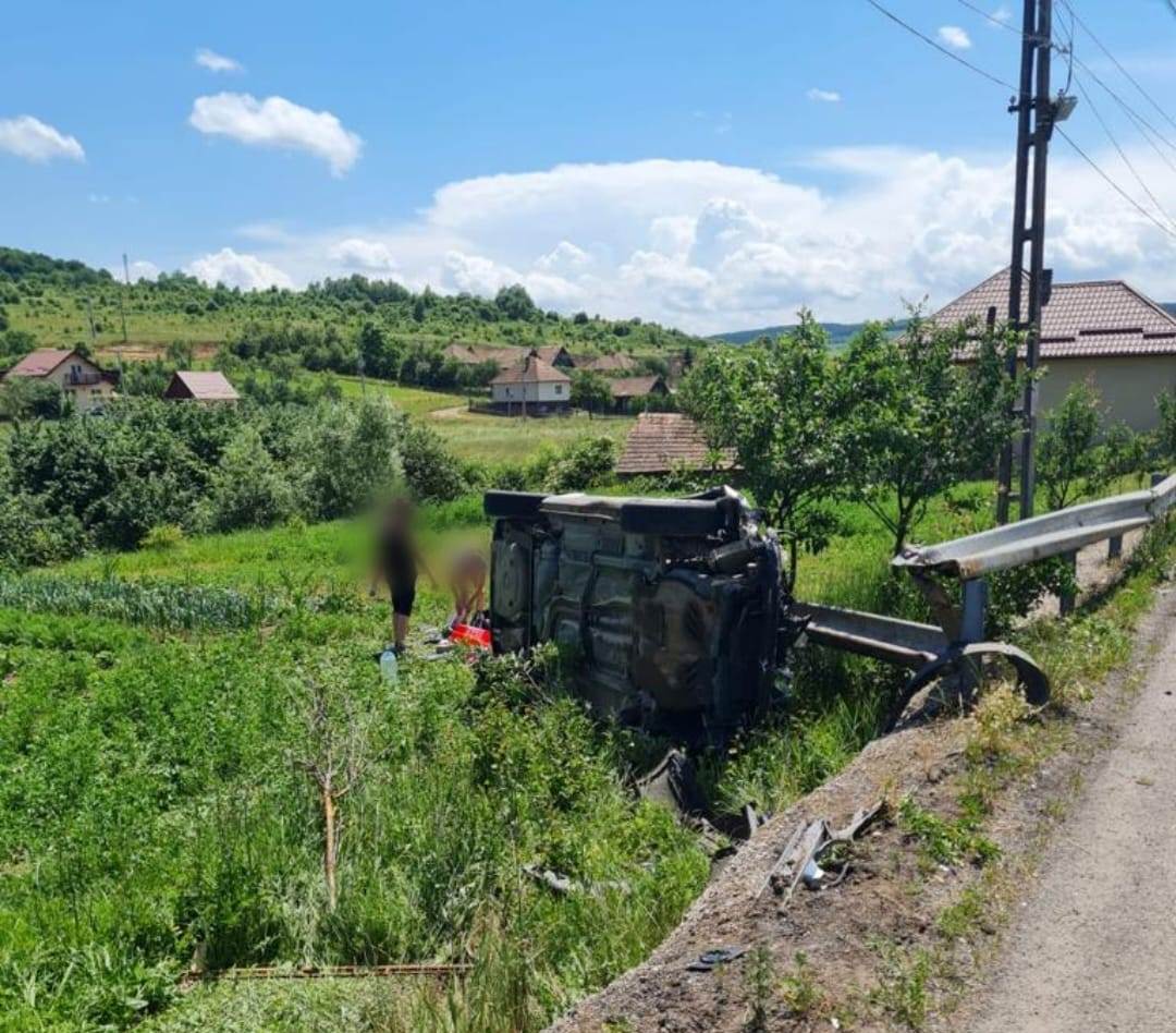Accident produs în județul Cluj