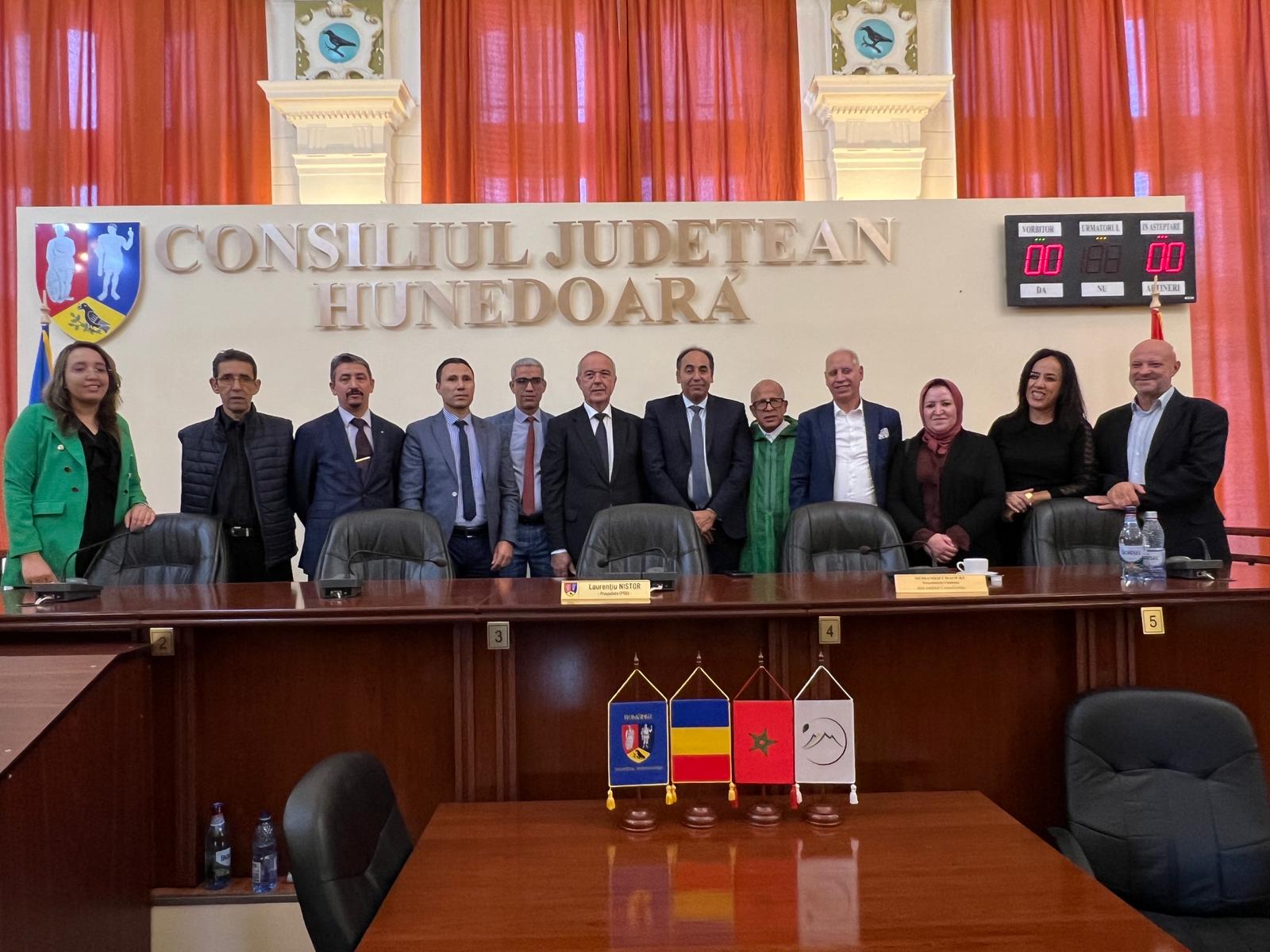 Acord de cooperare între județul Hunedoara și regiunea Béni Mellal-Khénifra din Regatul Marocului
