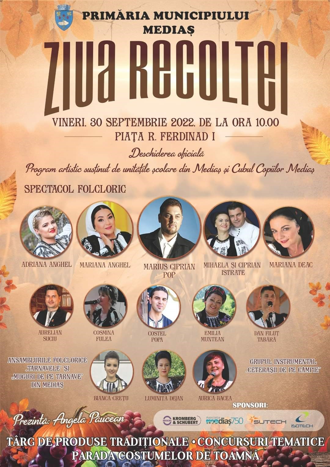 Spectacole la Mediaș în cadrul evenimentului „Ziua Recoltei“