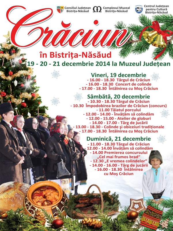 Se vestește Crăciun în Bistrița-Năsăud! Ca pe la noi!