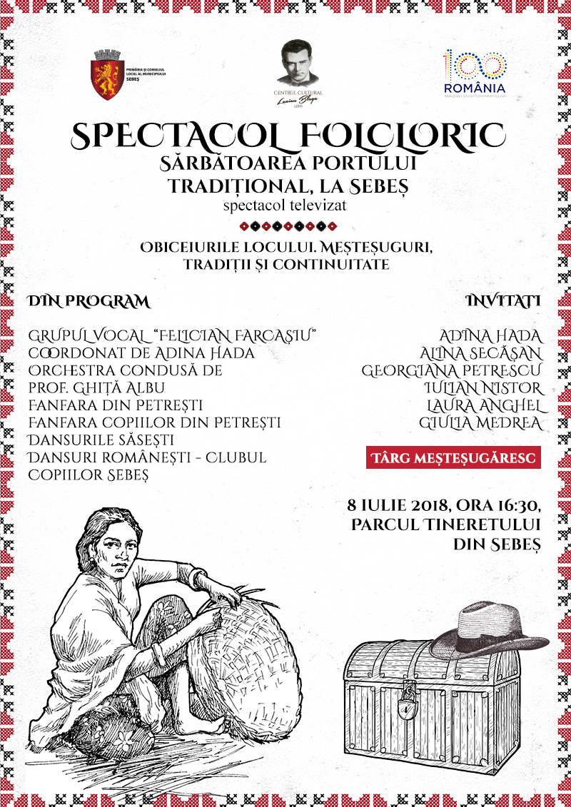 SĂRBĂTOAREA PORTULUI TRADIȚIONAL, LA SEBEȘ