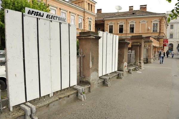 Sibiu: Spațiile de afișaj pentru alegerile parlamentare și delimitarea secțiilor de votare