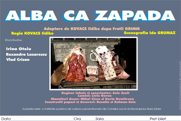 Programul Teatrului Municipal din Baia Mare, în săptămâna 9-16 martie