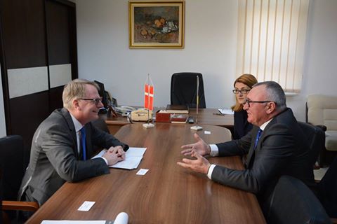 Ambasadorul Danemarcei, în vizită la Consiliul Judeţean Cluj