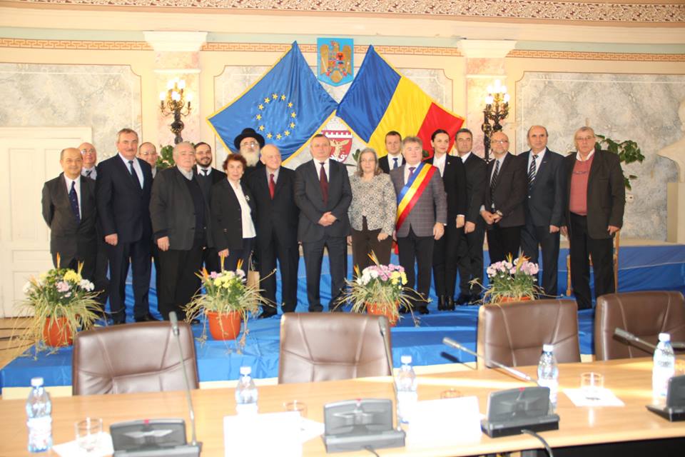 Ambasadorul Israelului în România, în vizită la Primăria Zalău