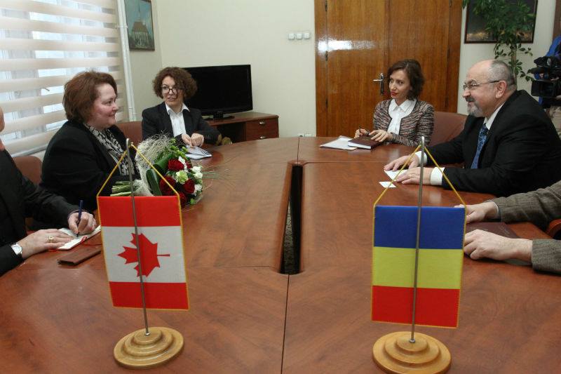 Ambasadorului Canadei, în vizită la Cluj