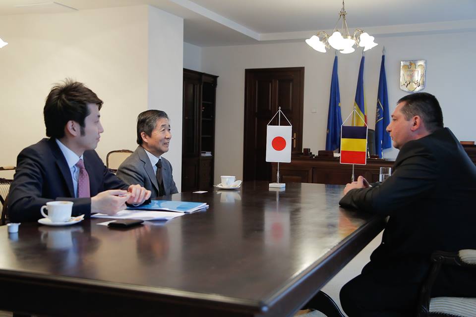 Ambasadorul Japoniei, în vizită la Consiliul Județean Cluj