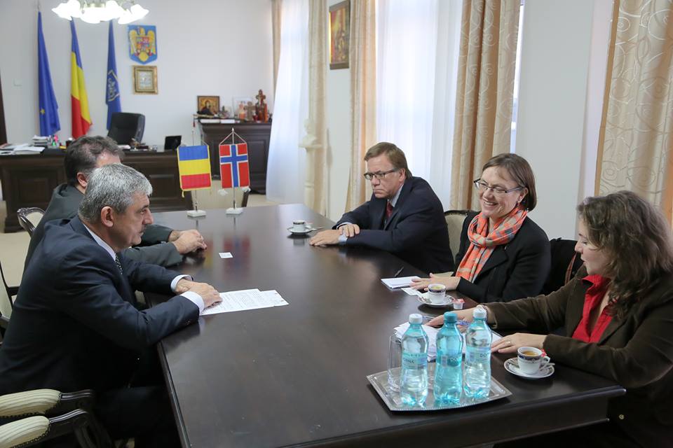 Ambasadorului Norvegiei, în vizită la Consiliul Judeţean Cluj