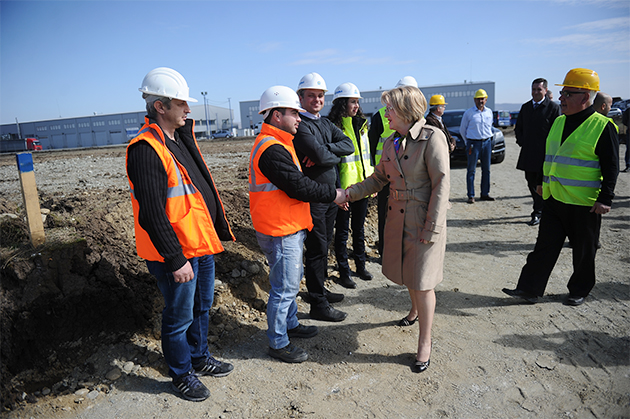 Sibiu: Au început lucrările de construcţie a noii autobaze Tursib