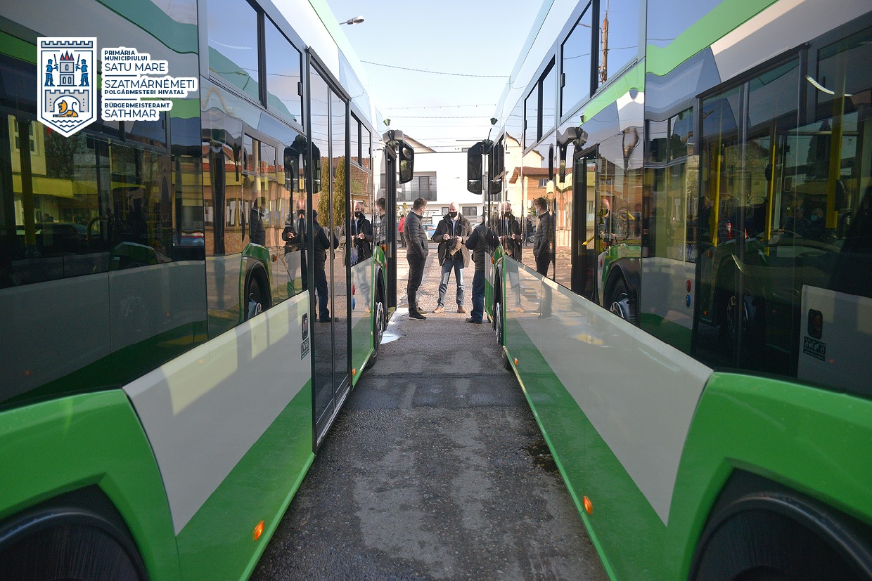 Încă două autobuze hibrid în Satu Mare
