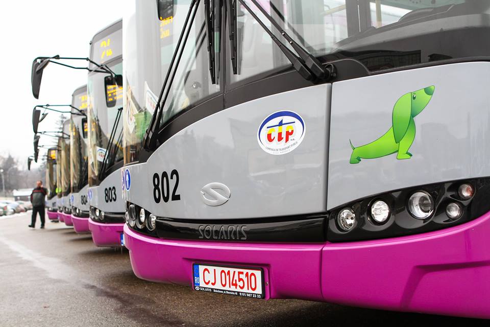18 autobuze electrice articulate vor ajunge la Cluj-Napoca