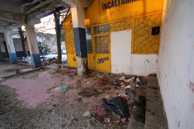 Vechea autogară din Hunedoara, focar de infecţie şi adăpost pentru aurolaci.
