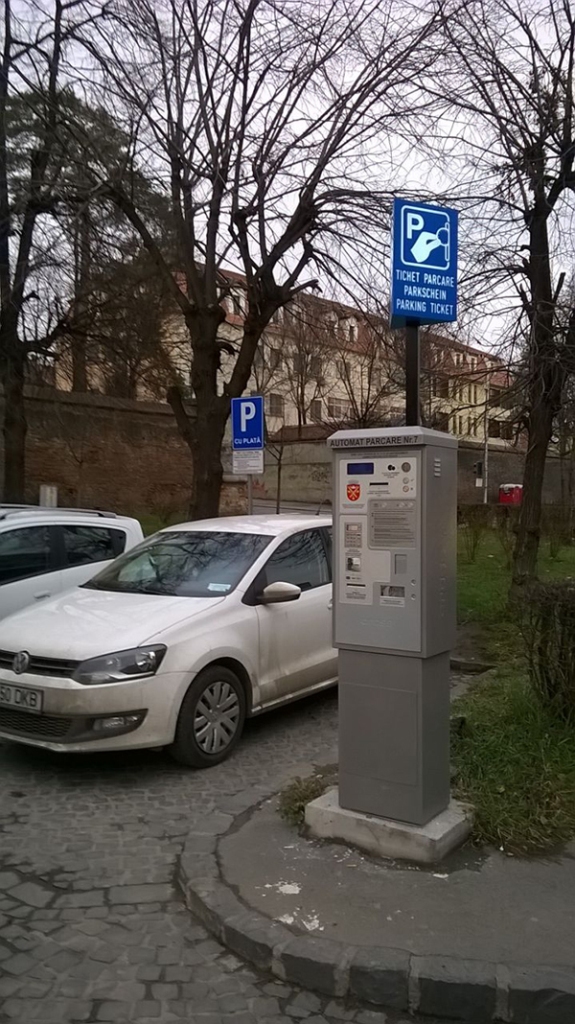 Șase noi automate de parcare puse în funcțiune în municipiul Sibiu