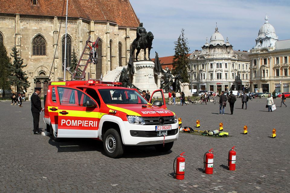 Nouă autospecială pentru clujeni, destinată intervențiilor pe străzile înguste și în zonele greu accesibile!