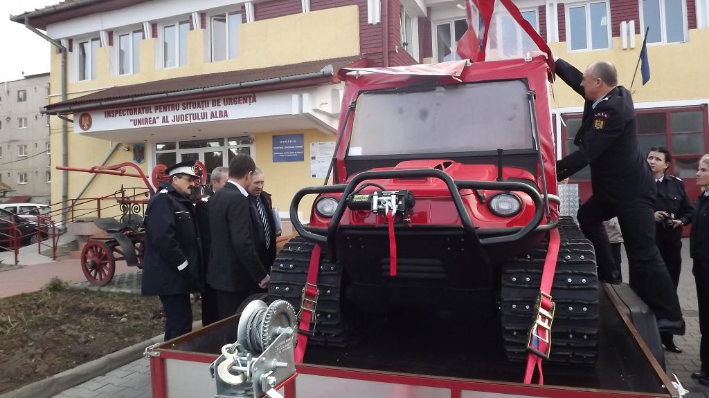 Autospecială complexă de intervenție intrată în dotarea ISU Alba