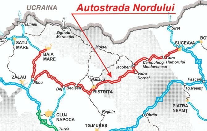 CNAIR a anunțat câștigătorul pentru proiectarea tronsonului Baia Mare-Jibou-Dej, al autostrăzii Nordului