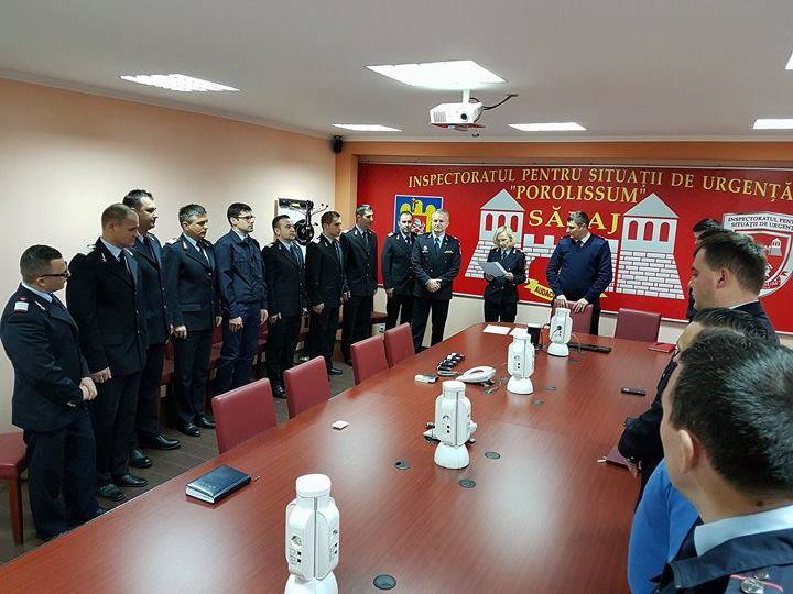 Înaintări în grad la ISU Sălaj