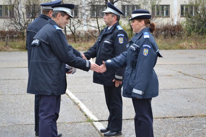 Avansări în grad la Jandarmeria Maramureş prilejuite de Ziua Naţională a României