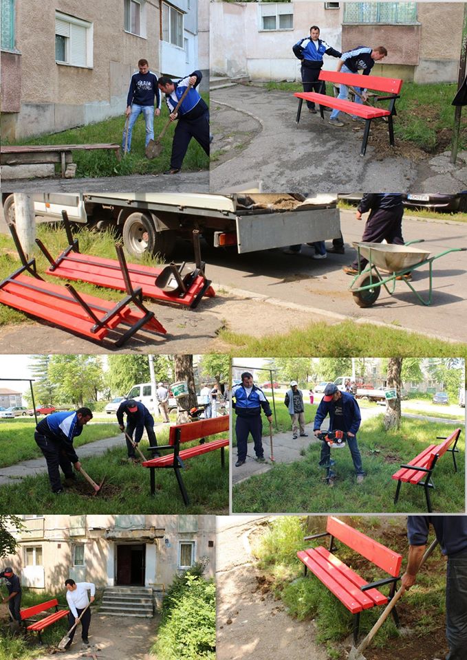 175 de bănci amplasate în Hunedoara în ultimele 12 luni