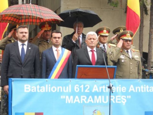 Batalionul 812 Artilerie Antitanc „Maramureș” sărbătorește 45 de ani de la înființare