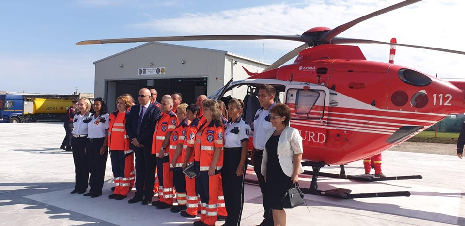 O nouă bază aeriană de salvare SMURD la Jibou