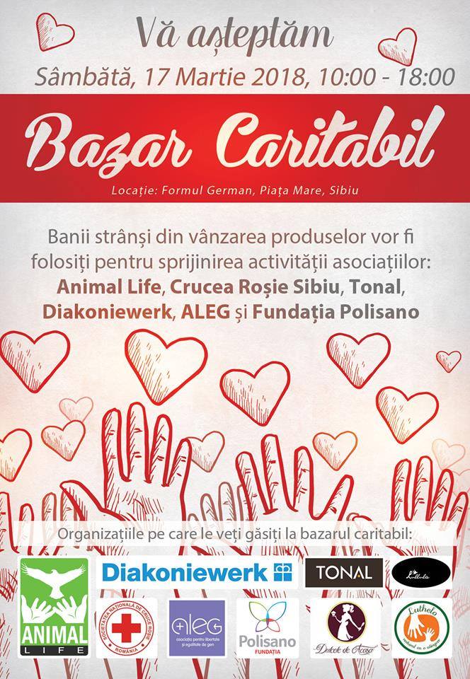 Bazar caritabil la Sibiu
