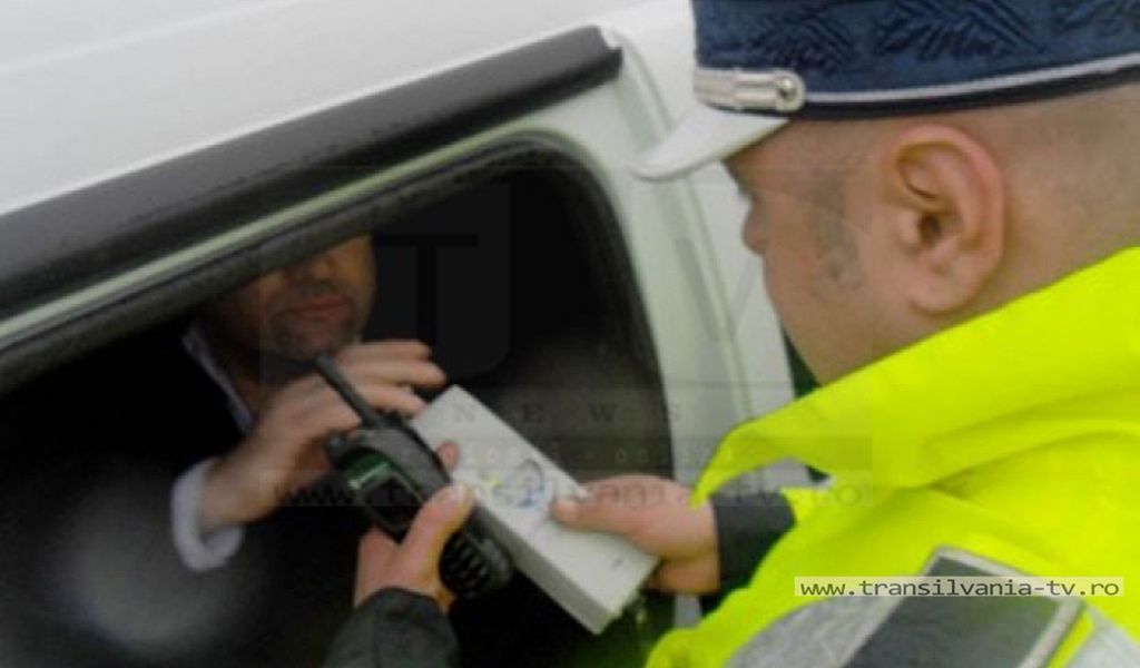Oșan oprit în trafic. Avea o concentrație alcoolică de 0,72 mg/l alcool pur în aerul expirat