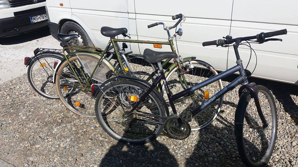 Beclean: Biciclete expuse ilegal spre vânzare, confiscate de jandarmi