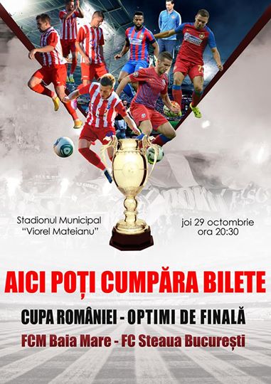 Biletele pentru meciurile cu „U” Cluj și Steaua se pun în vânzare începând de vineri, 16 octombrie