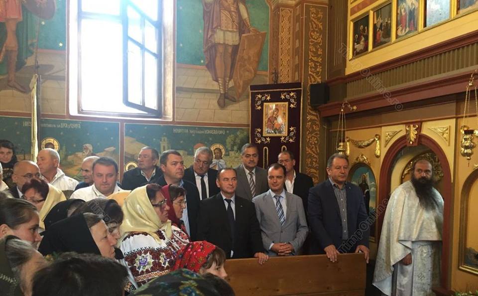 Biserica din Coșbuc a fost resfințită, la 150 de ani de la nașterea poetului George Coșbuc