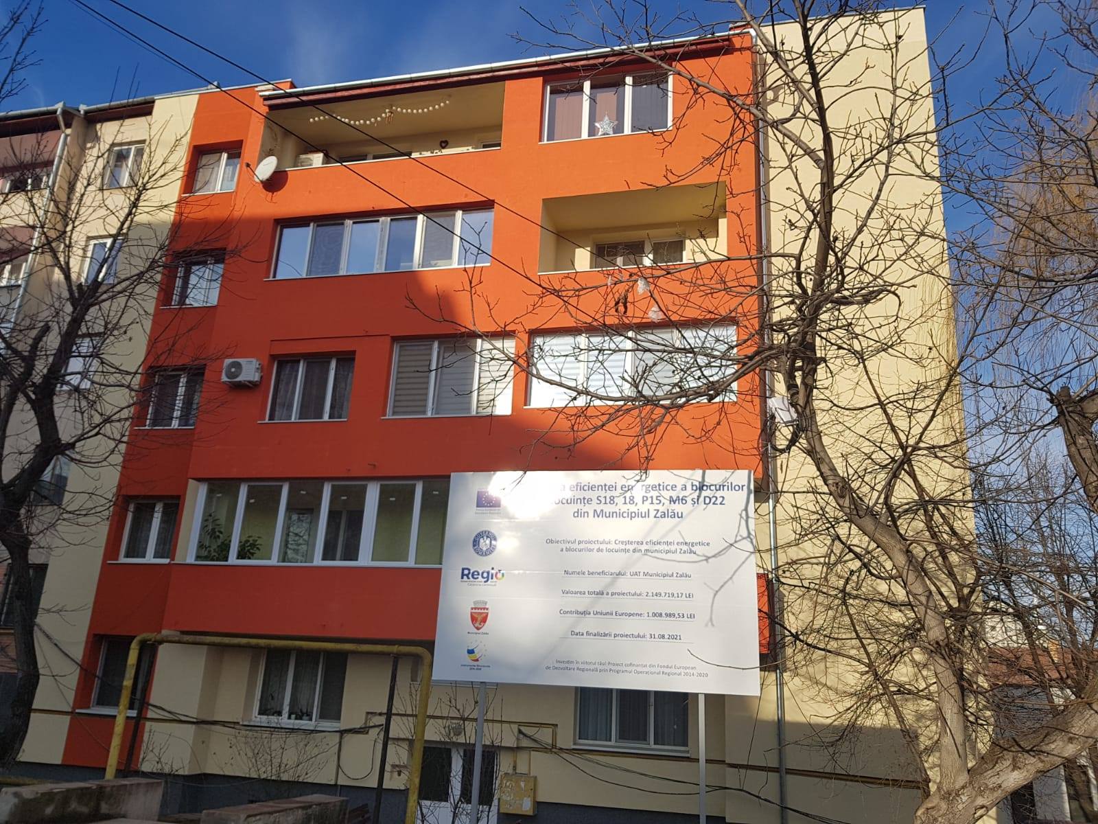 Alte cinci blocuri din Zalău au fost reabilitate din fonduri europene