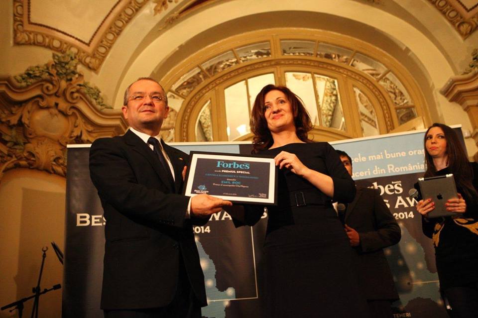 Municipiul Cluj-Napoca a câștigat premiul ”Capitala economică a Transilvaniei”