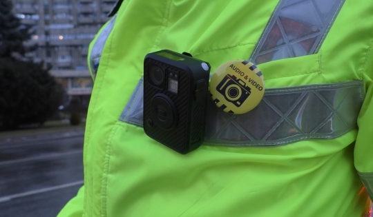 Polițiștii clujeni, dotați cu body cam-uri